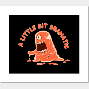 A little bit dramatic ghost funny and cute. Posters and Art